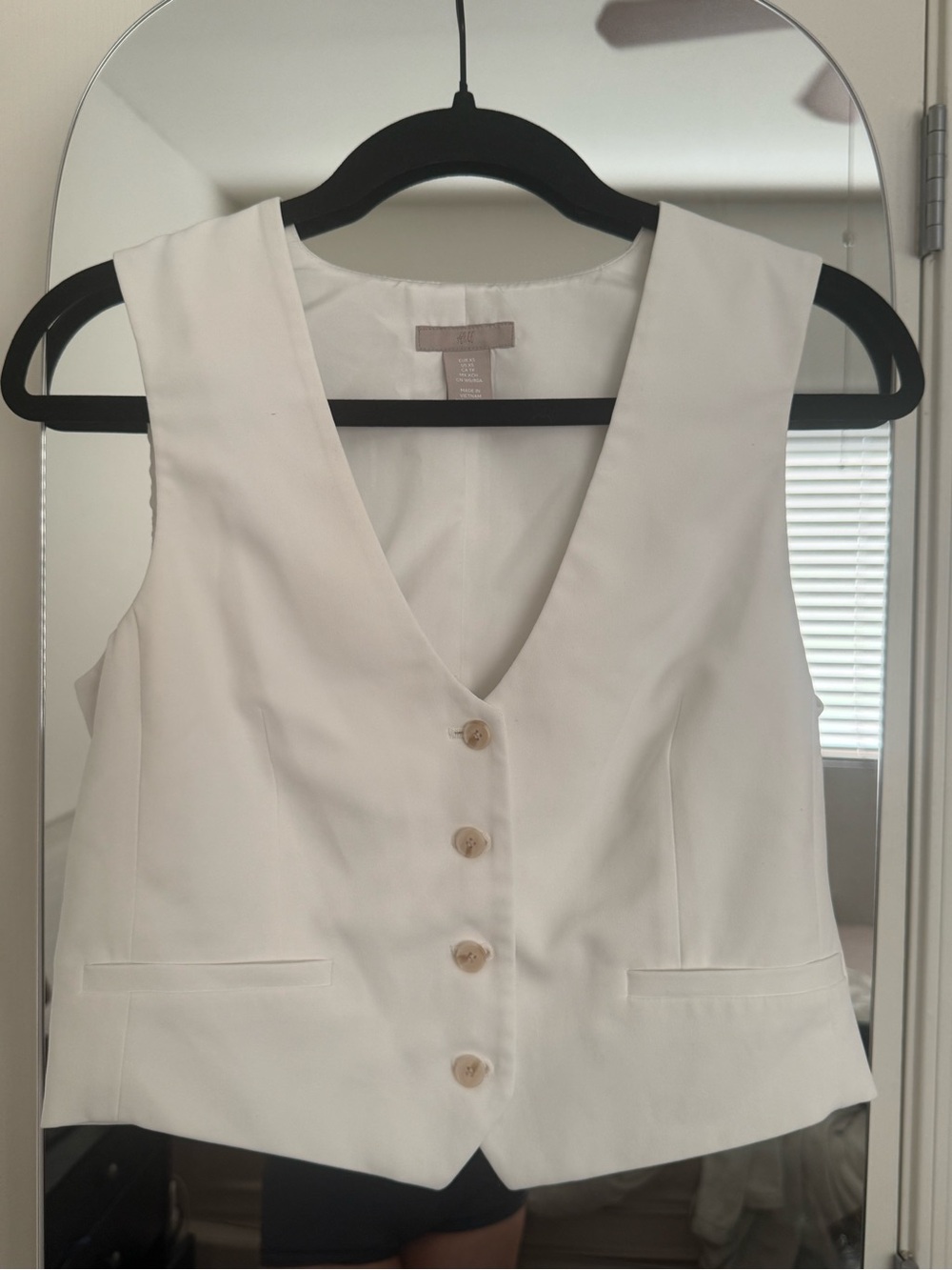 H&M White Vest